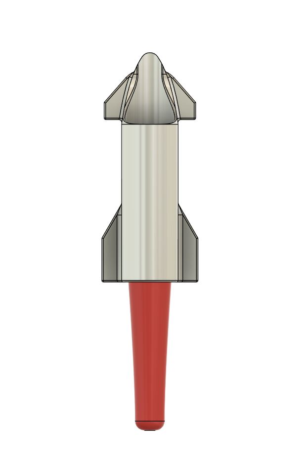 Starship spacex toothbrush holder