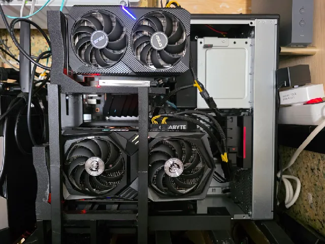 Lenovo p520 3x GPU extension