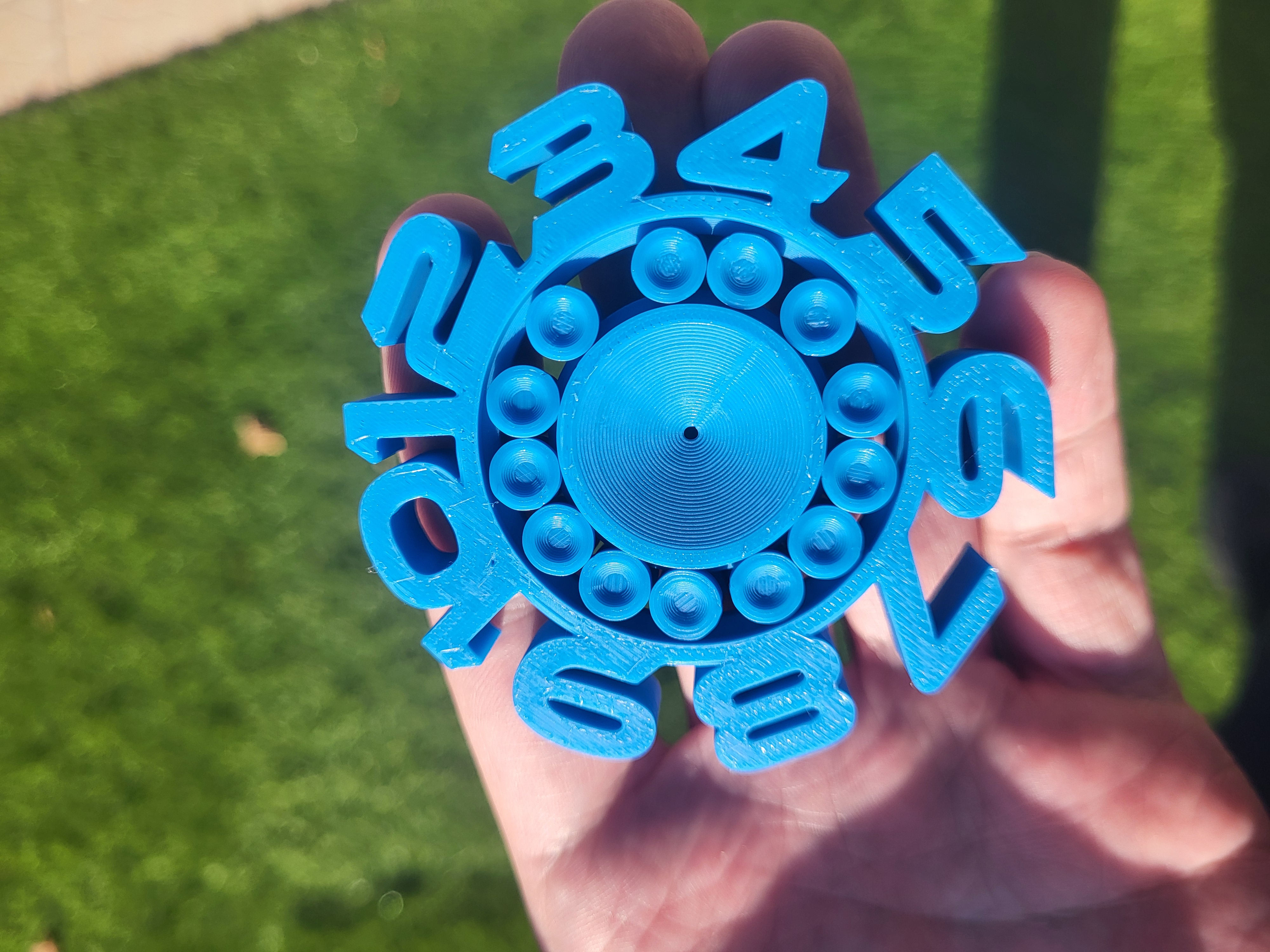 Super Dice Spinner Fidget - Print in place