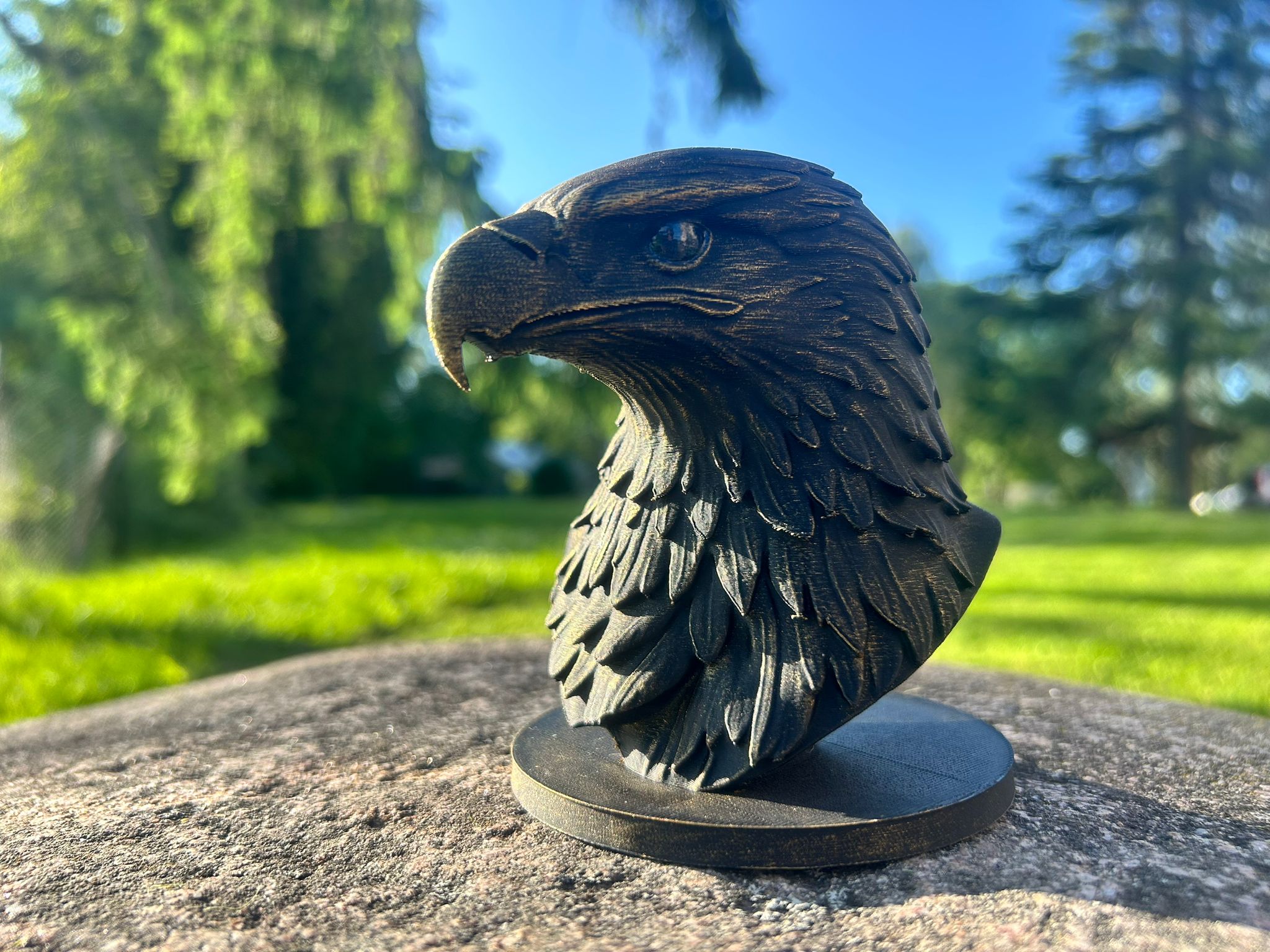 Eagle head-decor