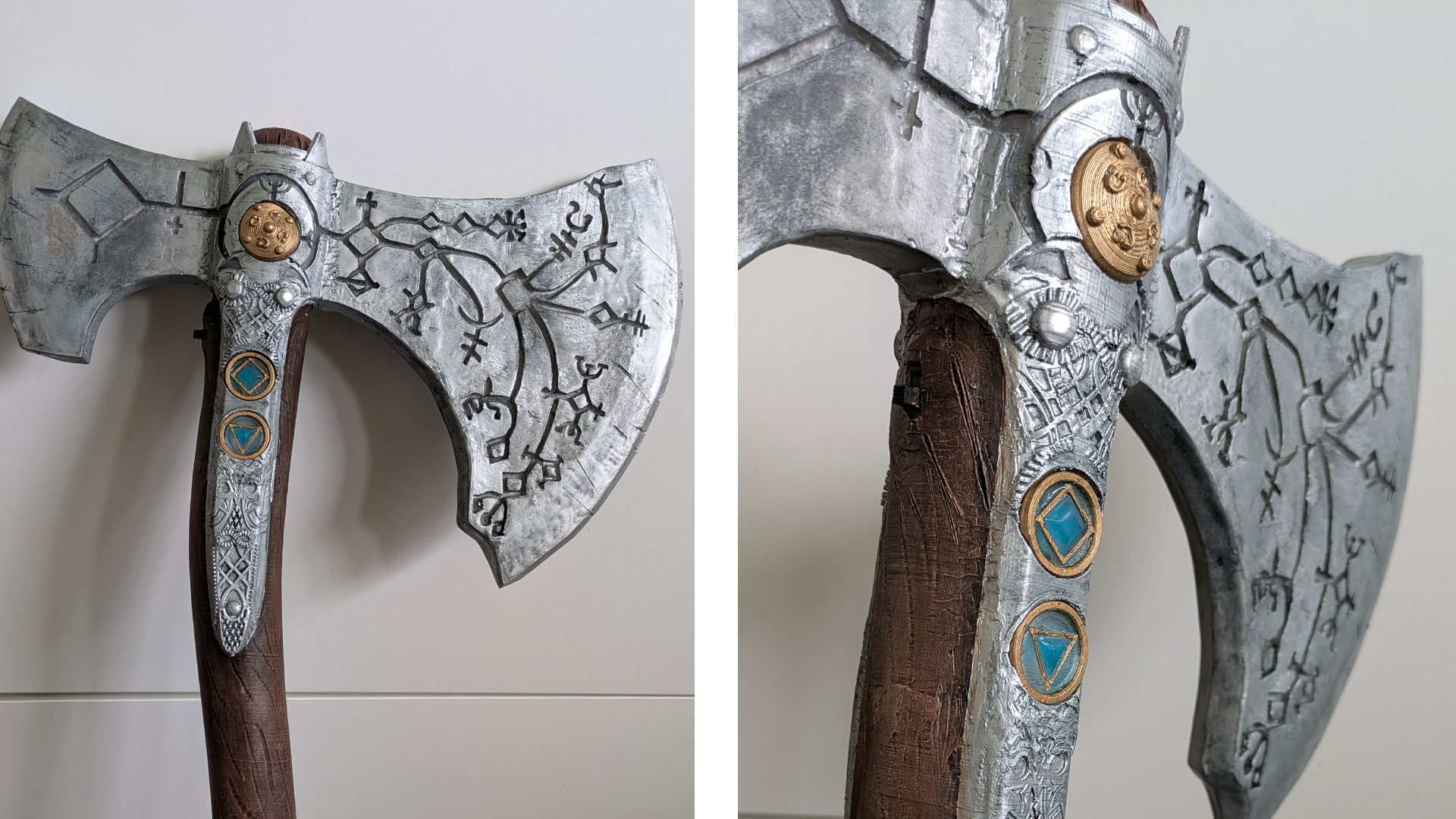 The Leviathan Axe combo 3D model thumbnail