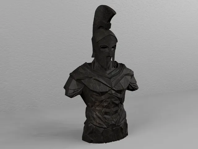 Spartan Warrior statue