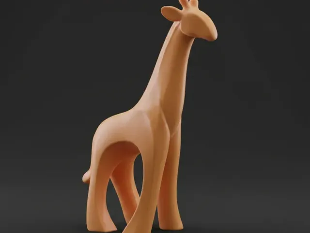 Modern Artistic Giraffe Sculpture