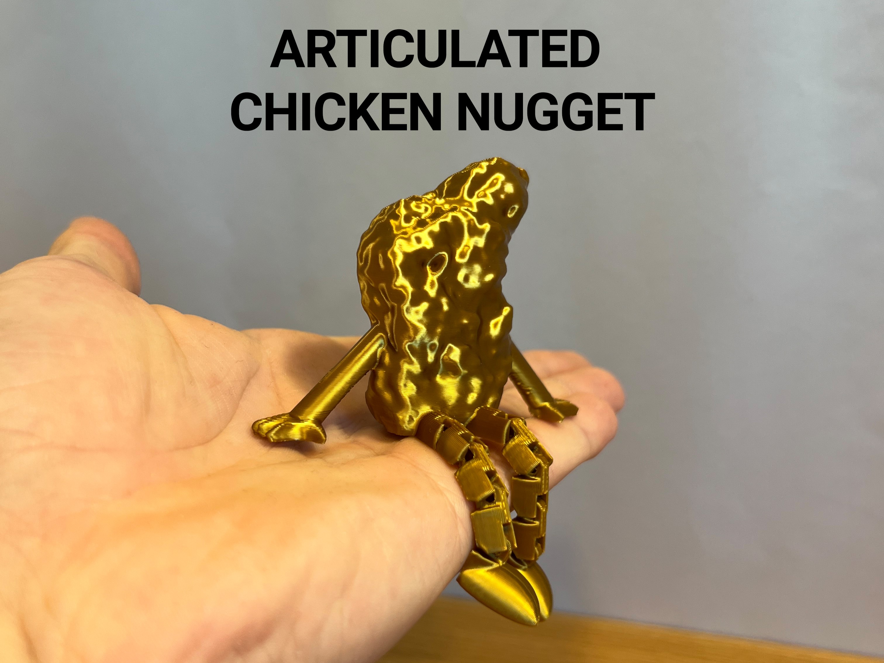 Articulated Chicken Nugget Buddy