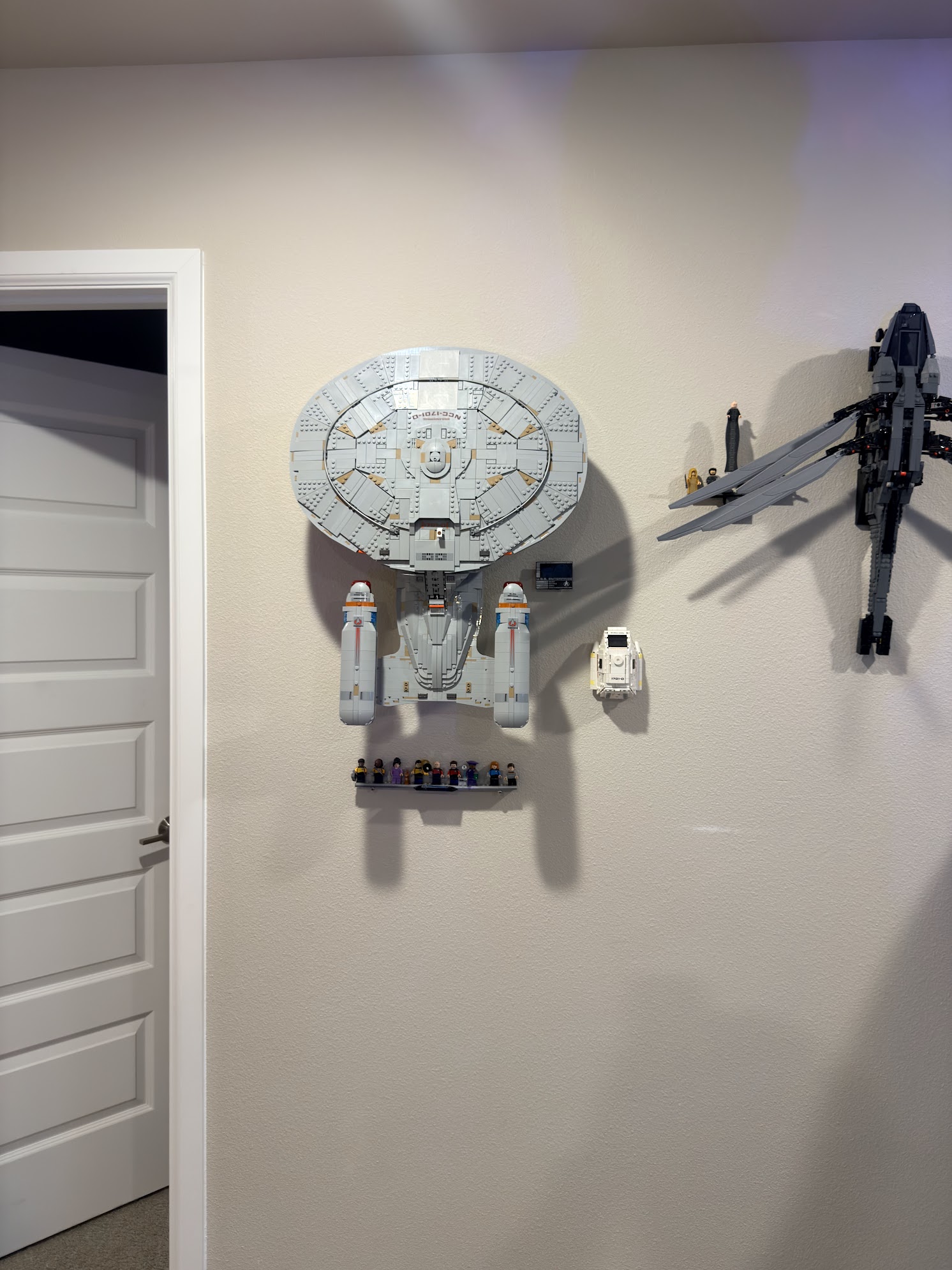 Lego Star Trek Enterprise Wall Mount