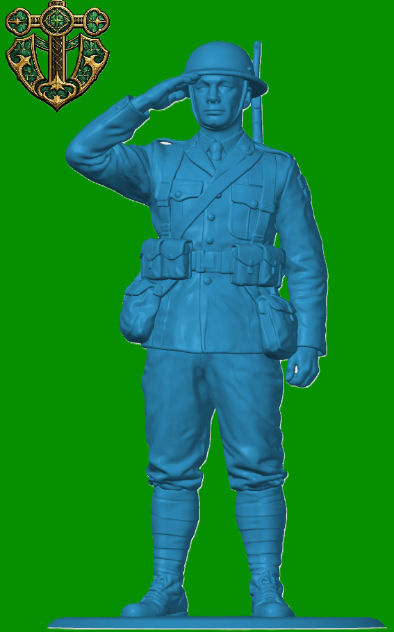 WW1 British Infantryman Salute