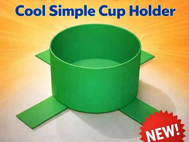 COOL SIMPLE USEFULL AND WORKING CUP HOLDER