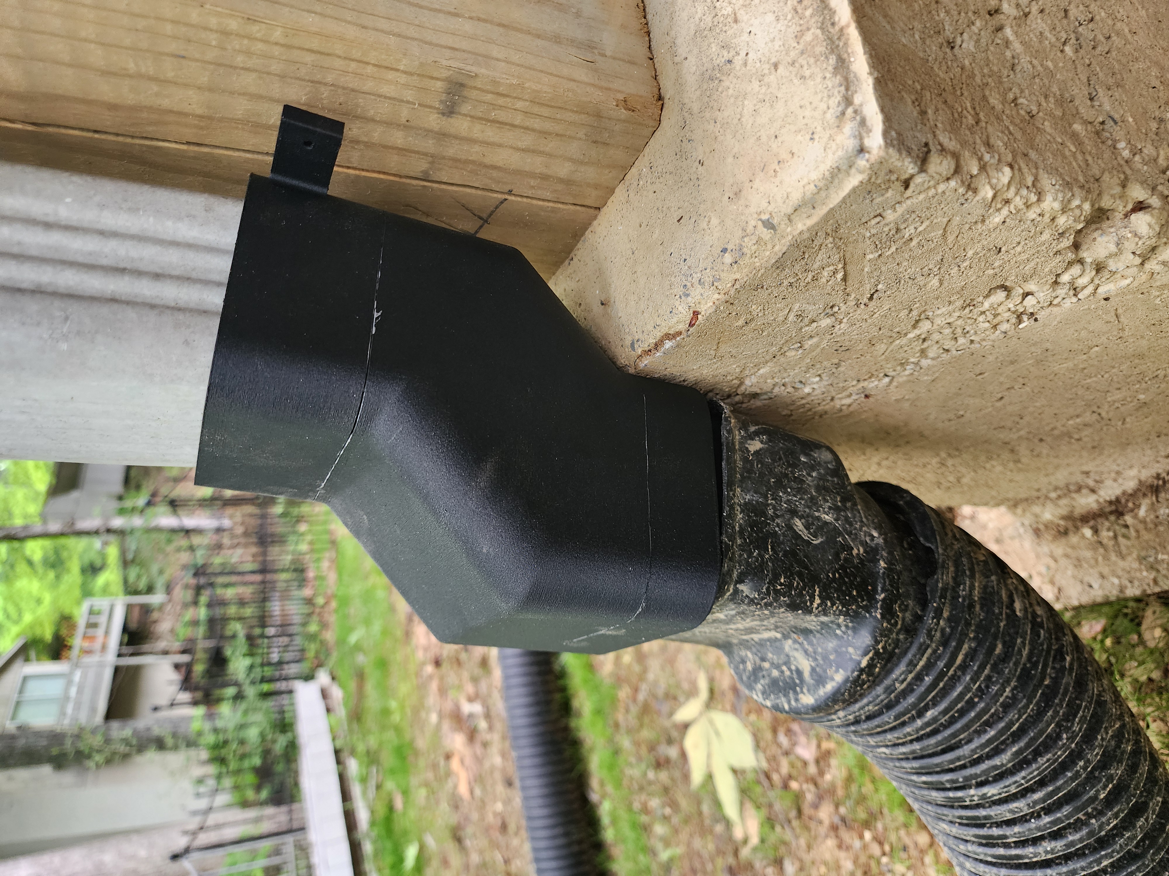 3x4 Downspout Gutter Offset