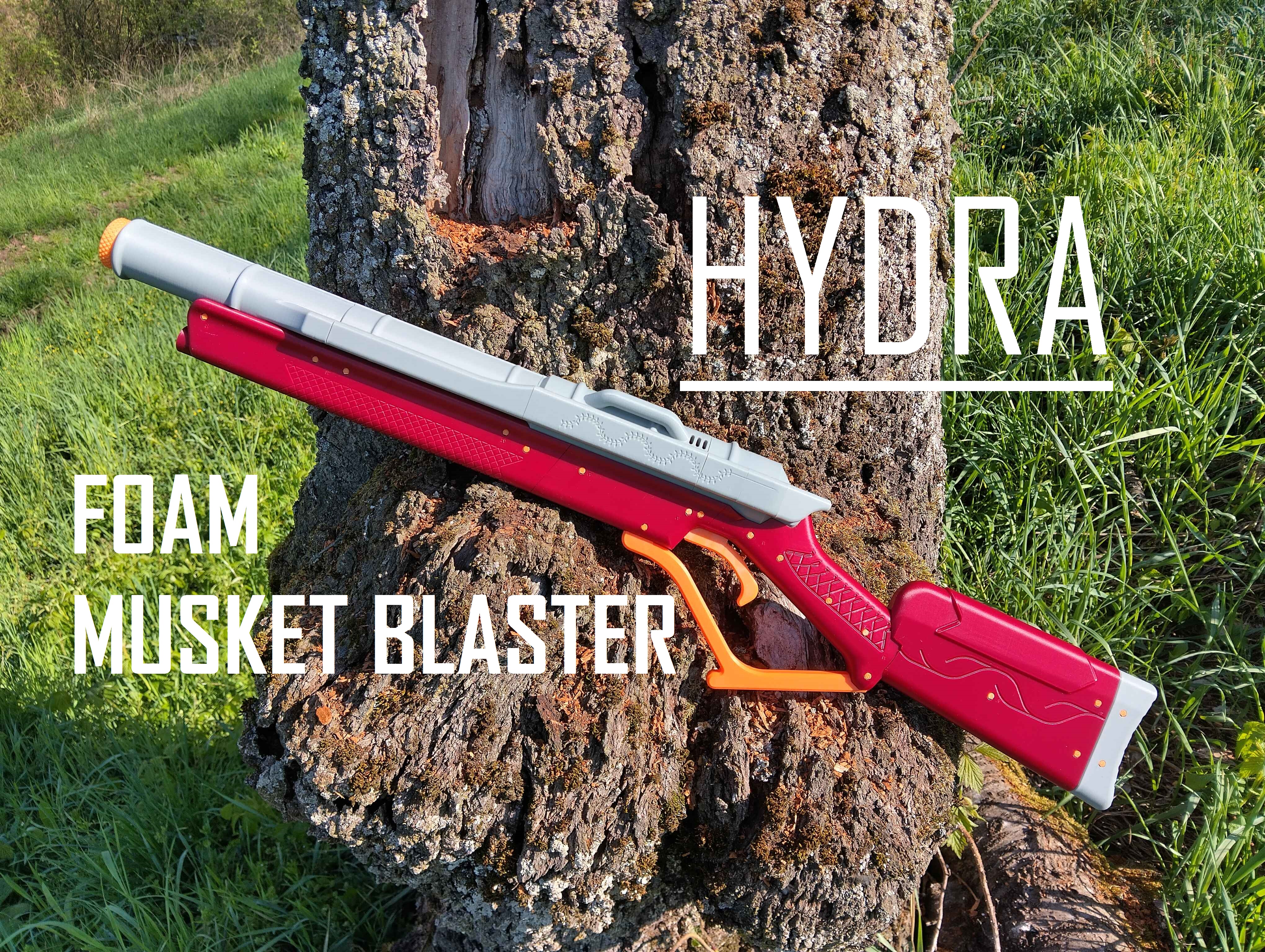 Hydra | Foam Musket blaster with swappable barrels!