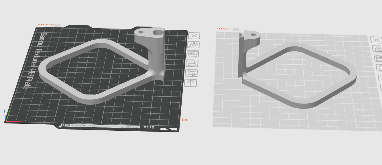 900 MHz Biquad Antenna Frame (3D Printable)
