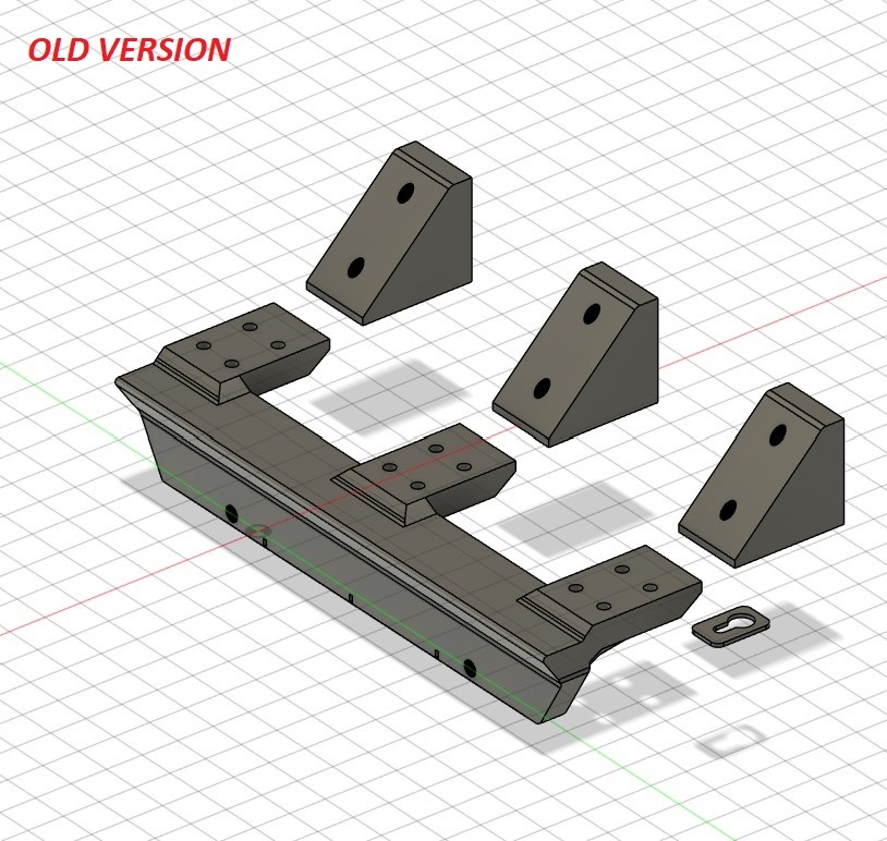 CoPrint CX-1 Extruder braket for Ender 3 V3 Plus with LED bar - Quick swap version — miniatura 2