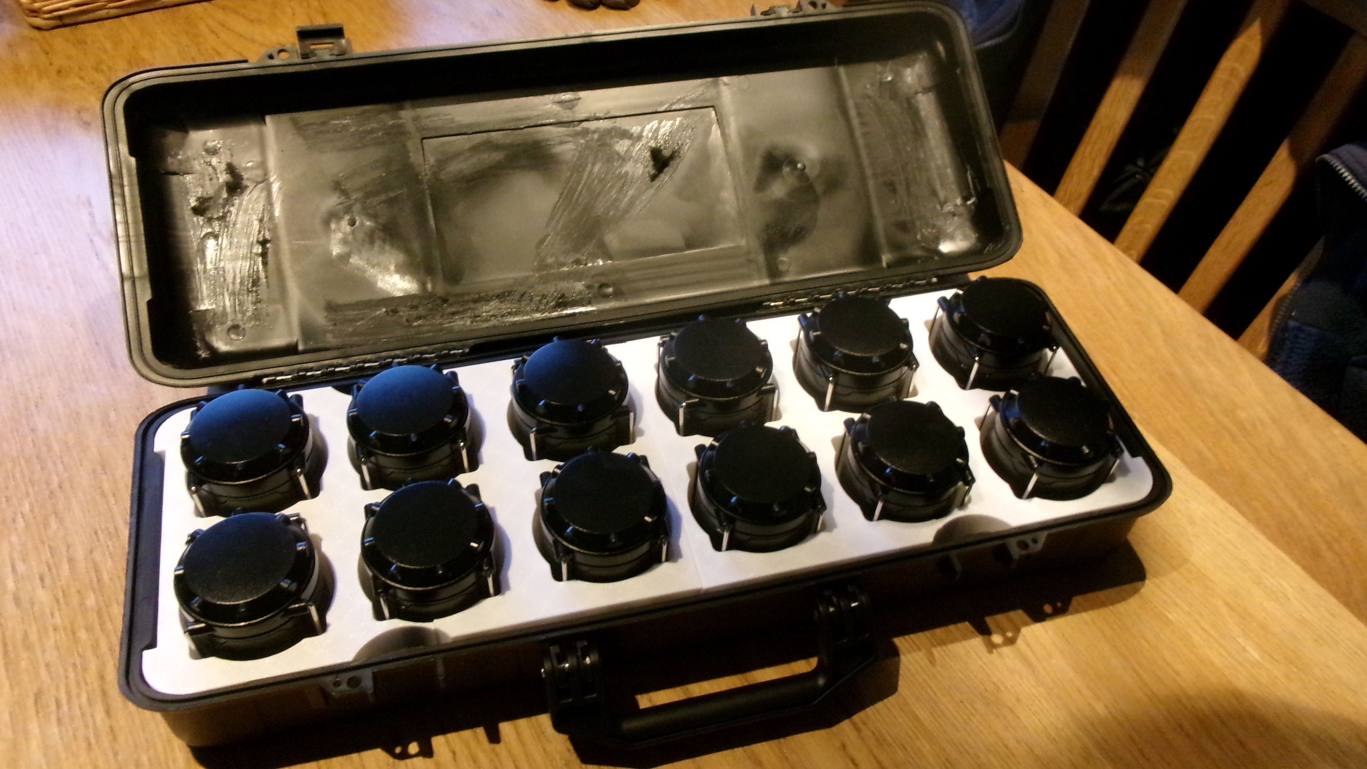 LED Lantern transport case insert EDC prepper blackout