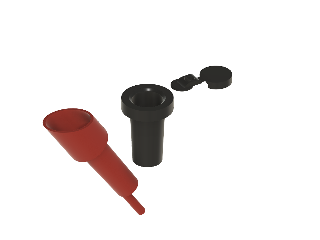Wine-bottle funnel
