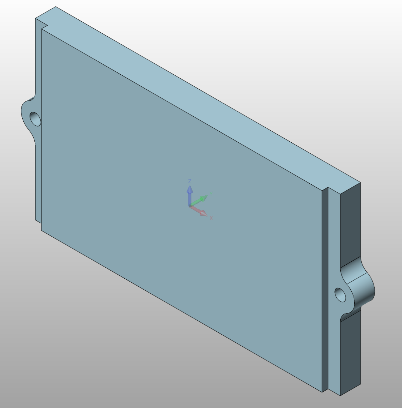 DAP 19" Rack mount blank plate 1U