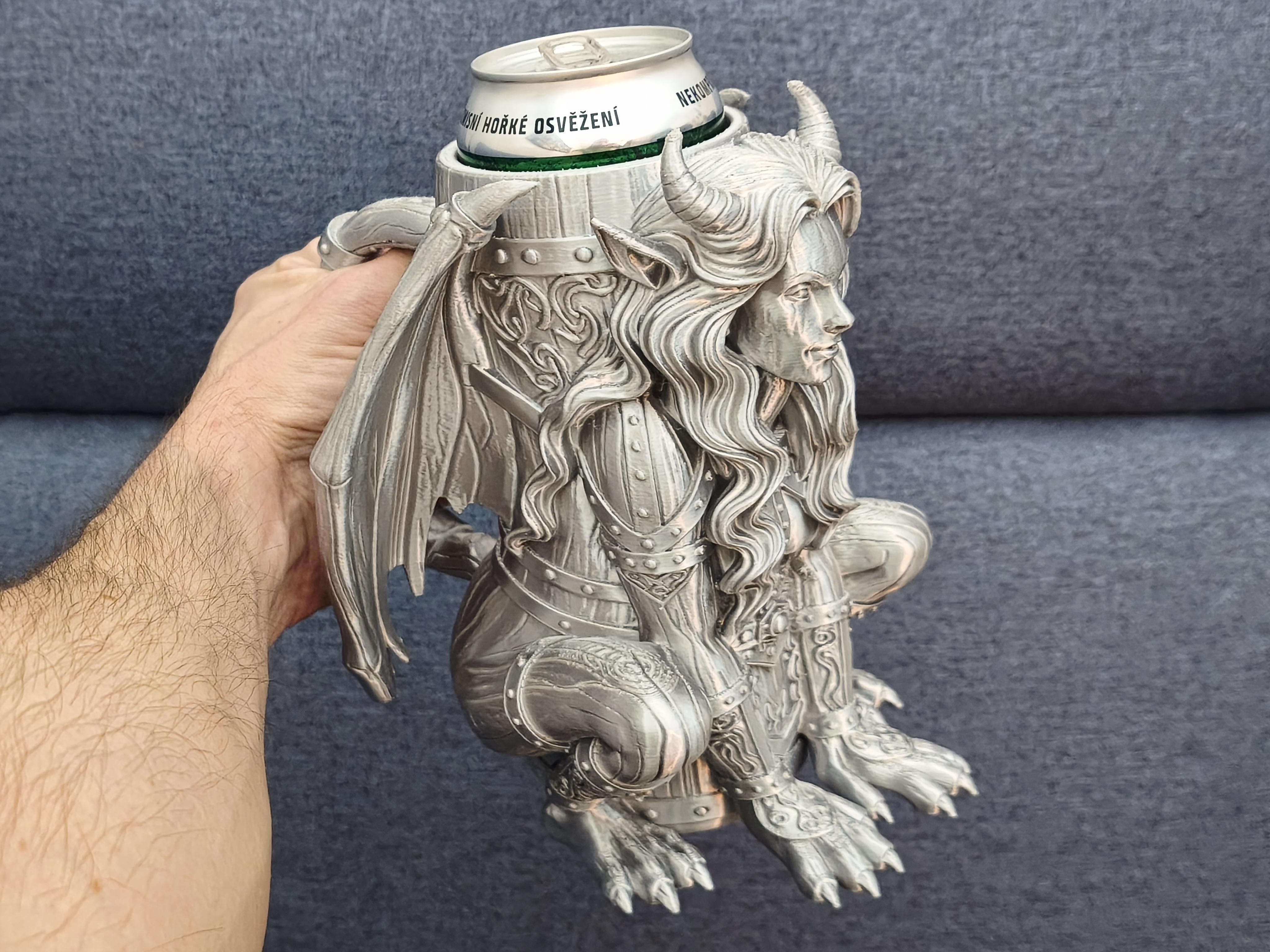 Temptress Gargoyle - Can Holder / Beer mug