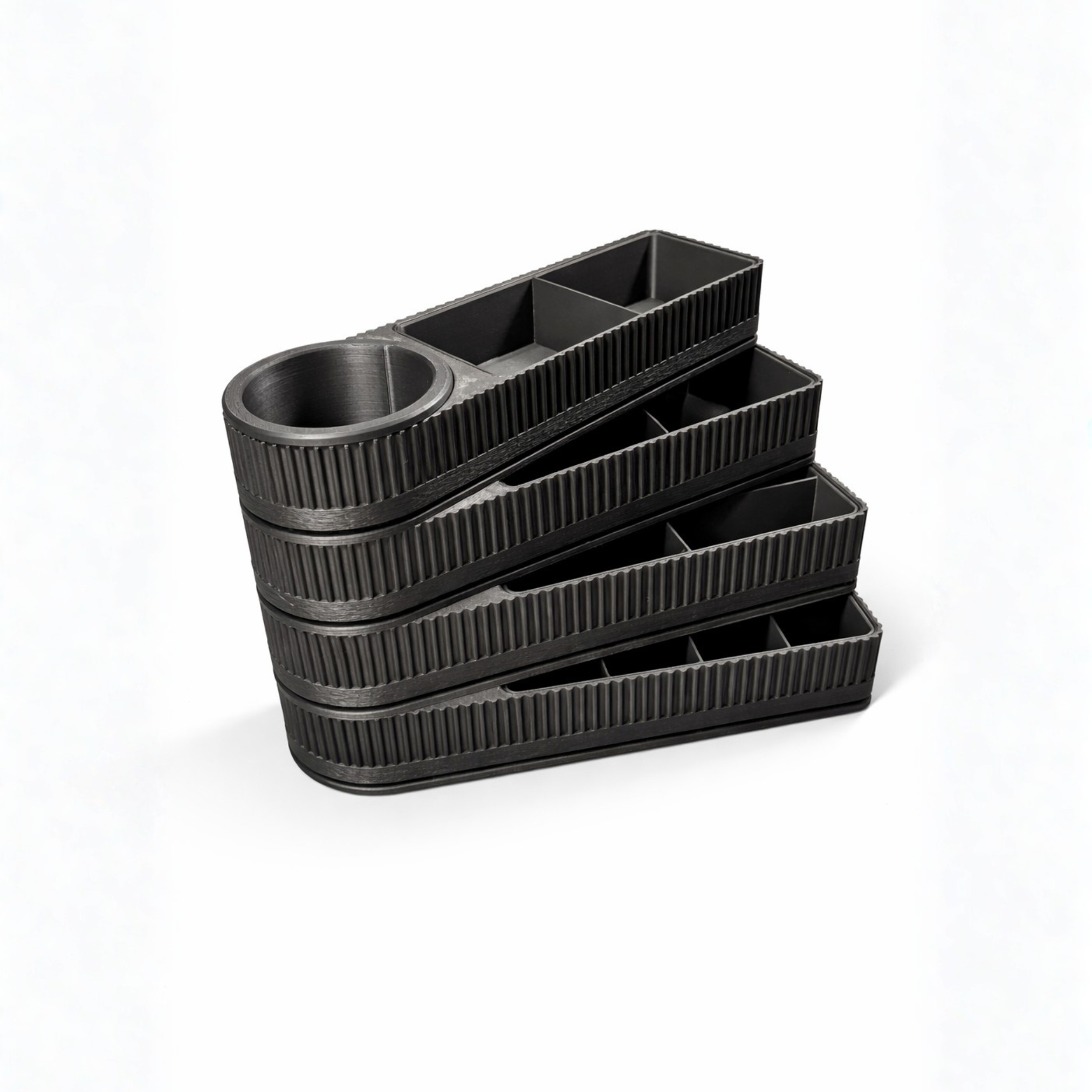 MODULAR MULTIPURPOSE ORGANIZER - ROTATING / MODERN ORGANIZER / DESKORGANIZER / TOOLBOX / CUSTOMIZE — miniatura 3