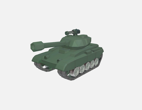 Low poly tank 2