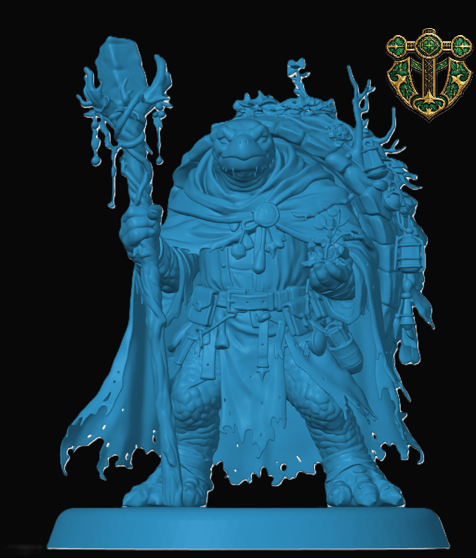 Tortle Druid 3D model