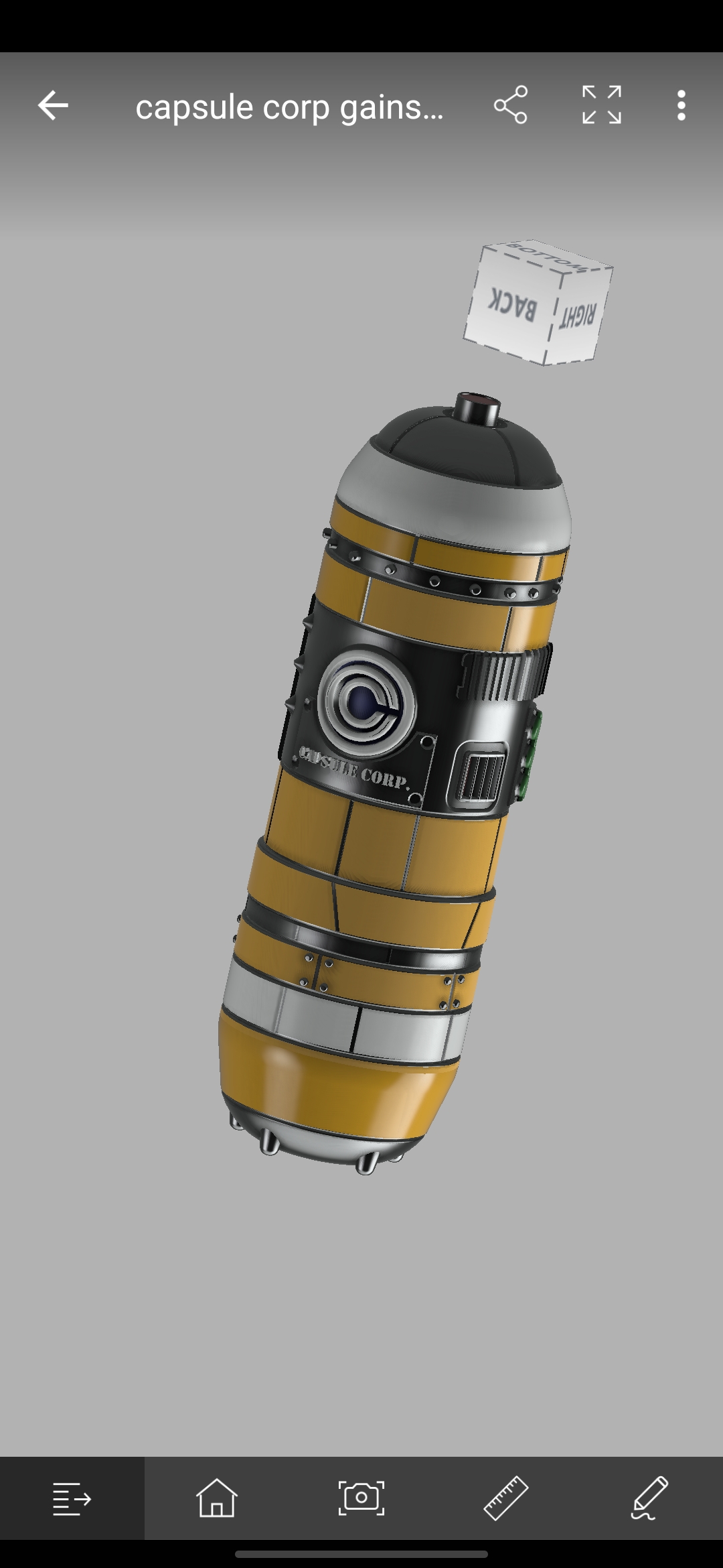 Capsule Corp Gym Capsule