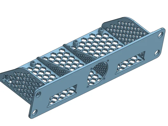 10" Rack - Half Rack Raspberry Pi Shelf