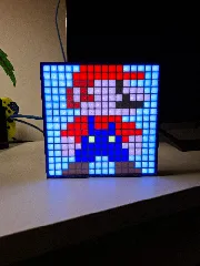 16x16 LED matrix with diffusor.