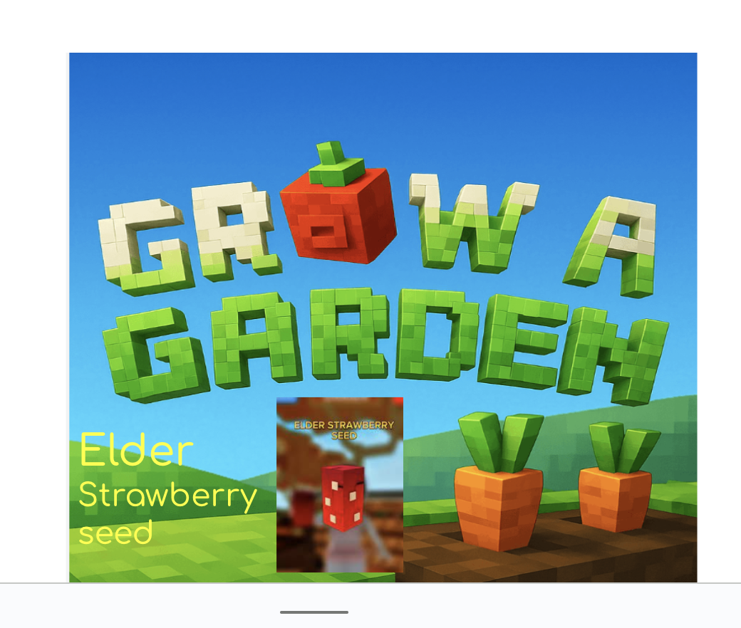 Grow A Garden Elder strawberry seed