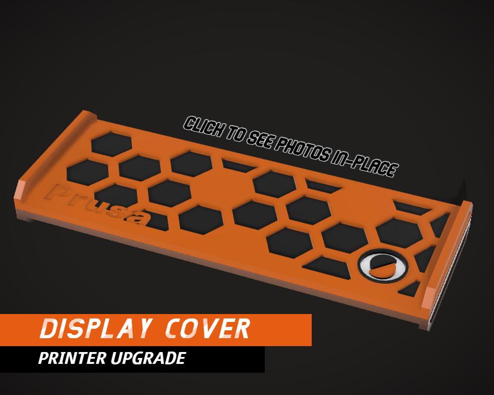 Printer display cover