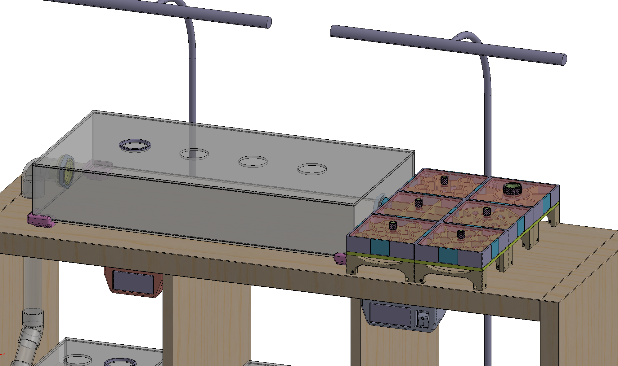 Modular Antnest for Formicarium from ANTCube