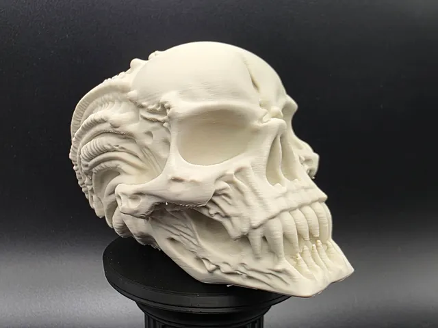 Alien Devourer Skull
