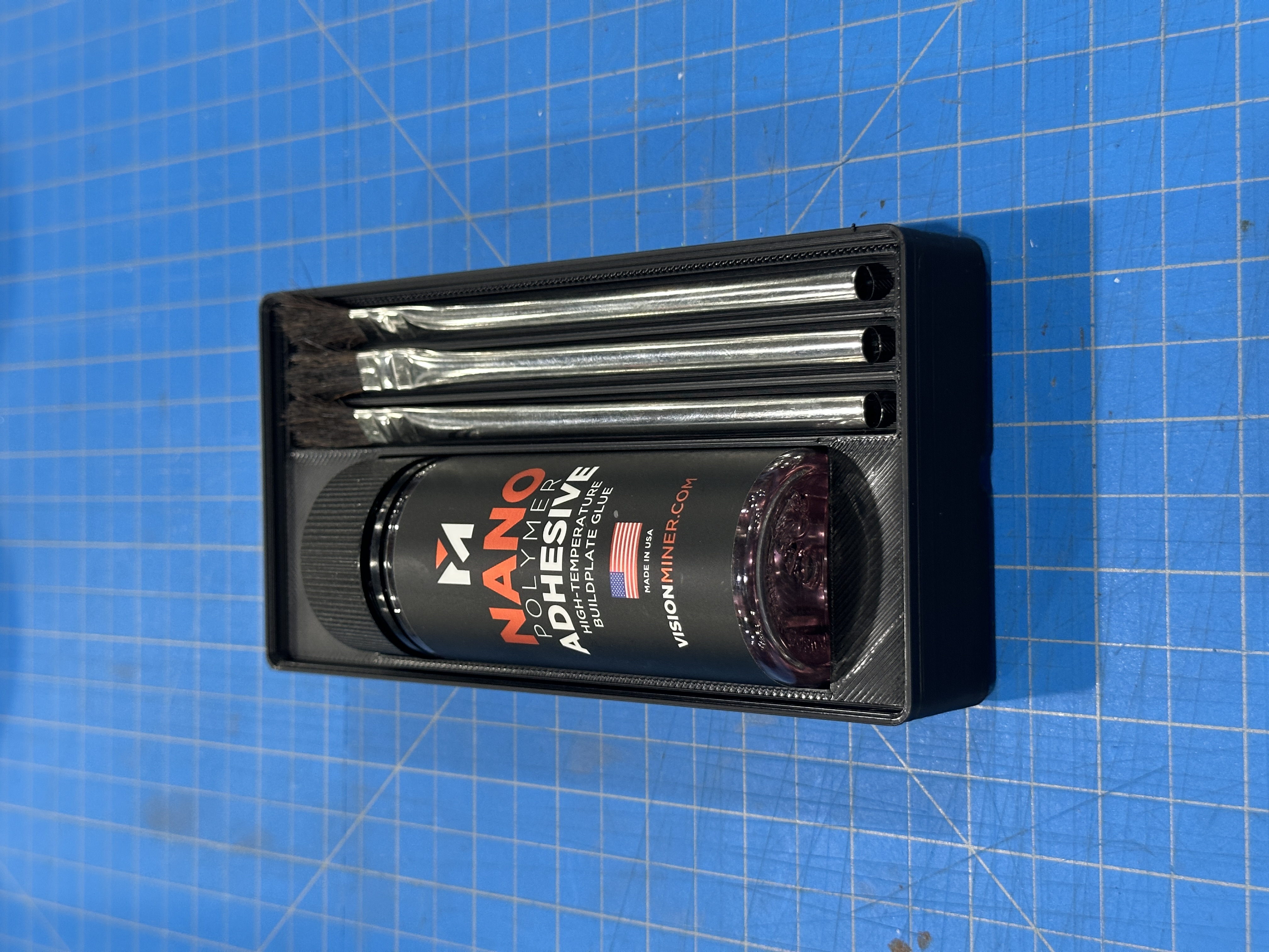 Gridfinity 2x4 Vision Miner Nano Polymer Adhesive (120ml) Bin