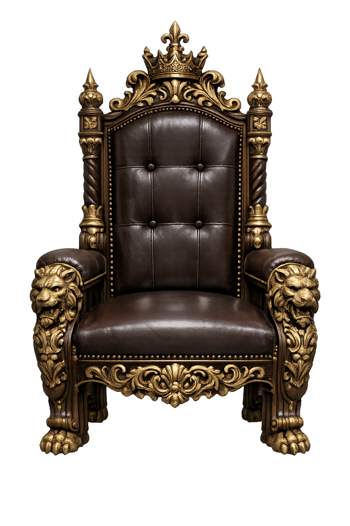 DECORATIVE MONARCH THRONE 3D model