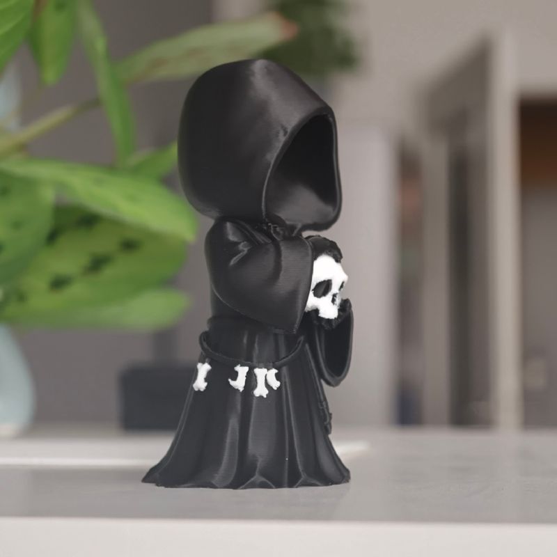Cute Chibi Grim Reaper with Skull by Tomik s Cuprou | Download free STL ...