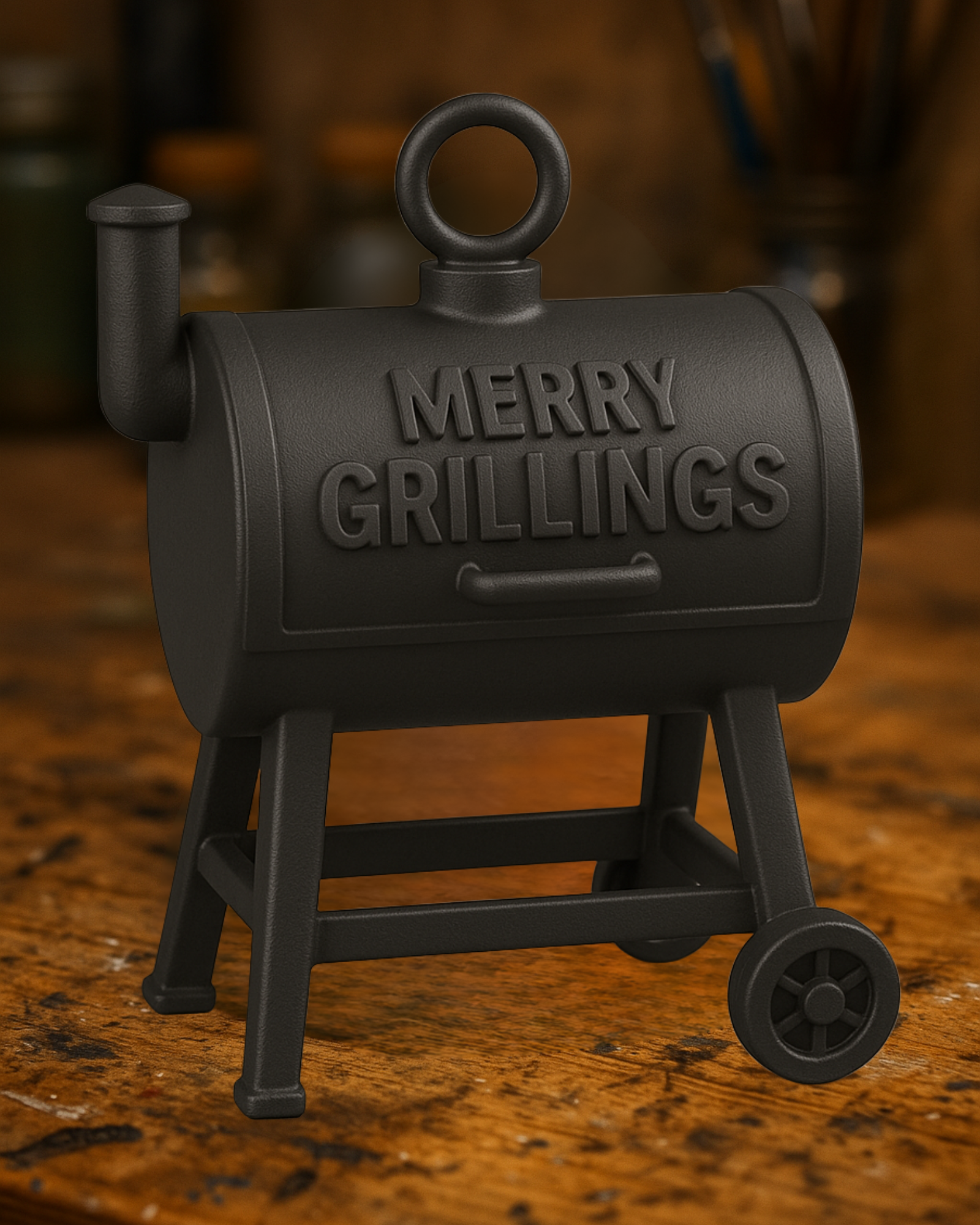 Merry Grillings – Festive Mini BBQ Ornament