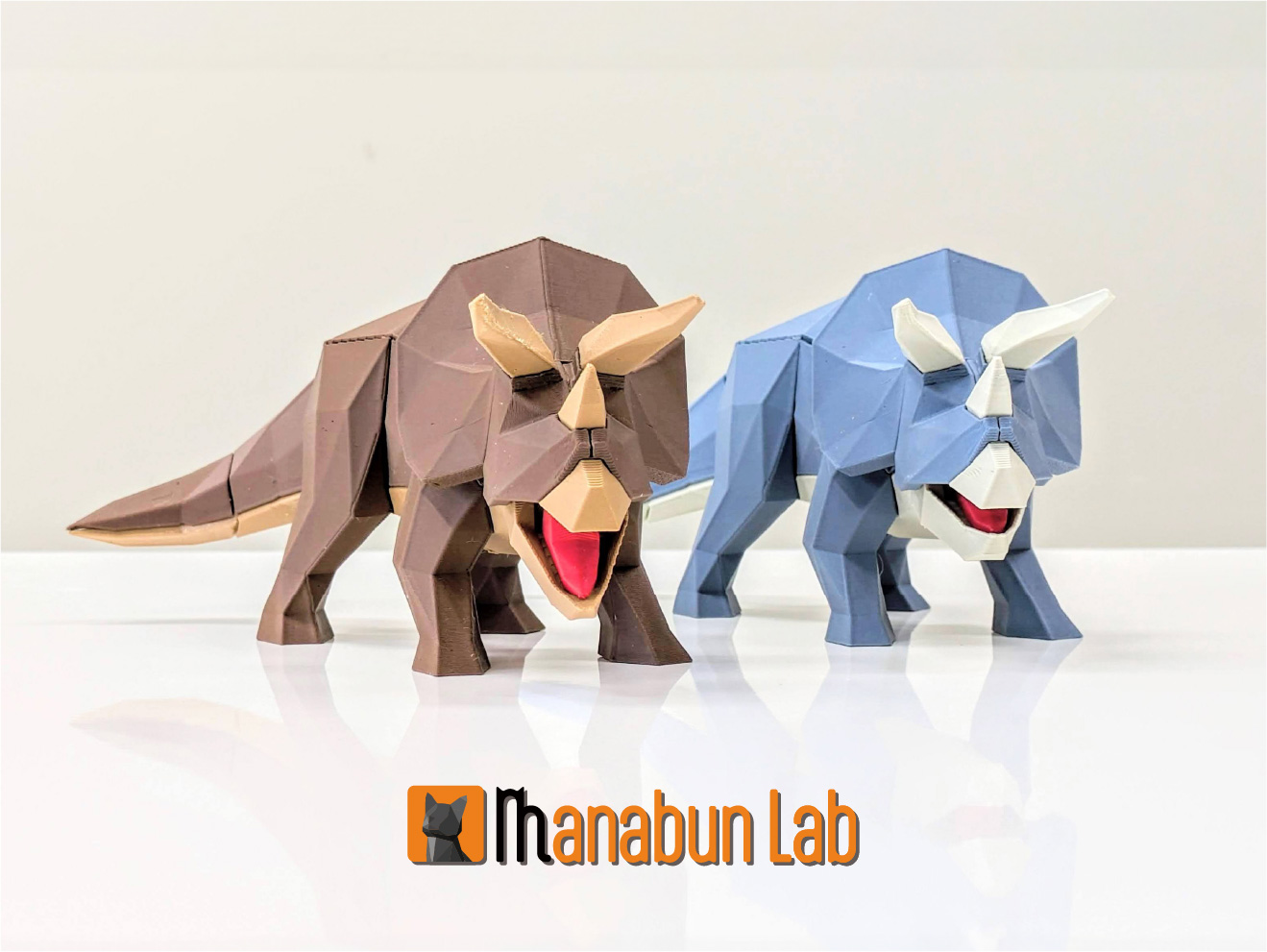 Low Poly Triceratops Puzzle