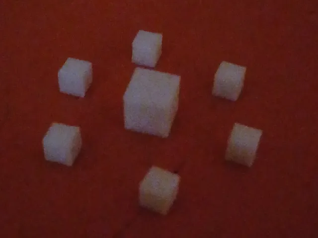 6x6mm cubes