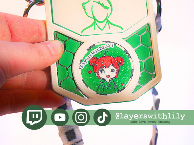 SMRRF Name Badge - Floating Hexagon Mesh Edition
