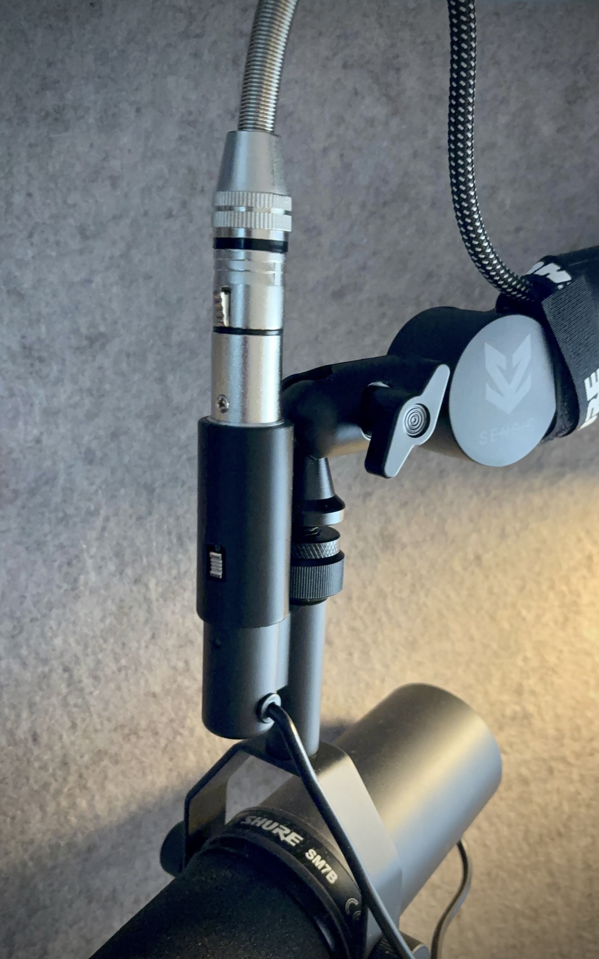 Shure SM7B & Thomann FetAmp Support Sleeve