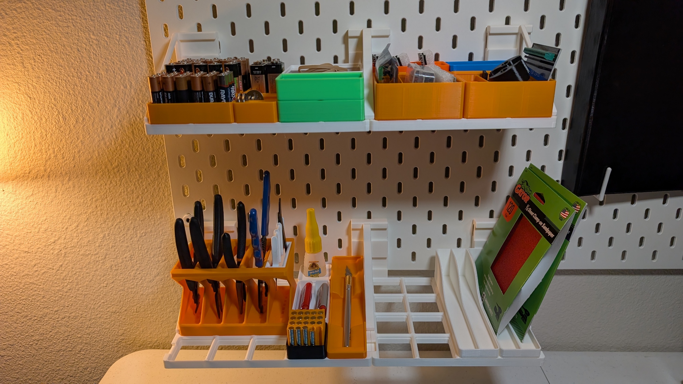 Miniatura 4 do modelo 3D Wallfinity - A Universal Gridfinity Wall Mounting System for Skadis / Pegboard / HSW / Louver / Slatt / Screw / Tape
