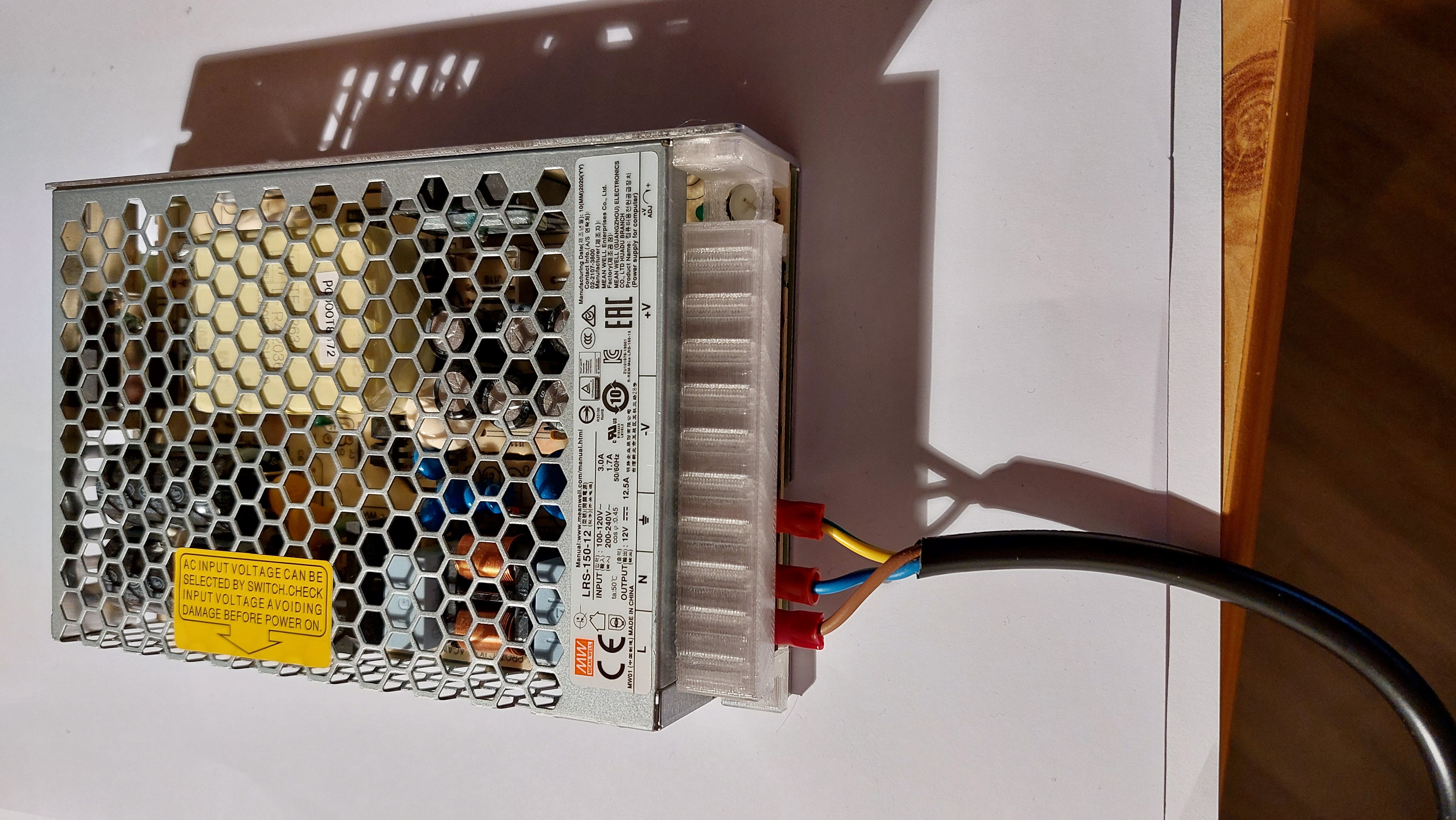 Meanwell LRS-150-12 Power Supply Contact Cover