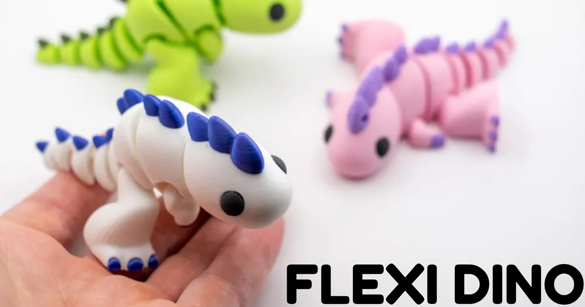 Flexi Dino by Jsze | Download free STL model | Printables.com