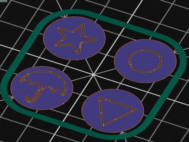 Squid Game cookies first layer and Z-Offset Test
