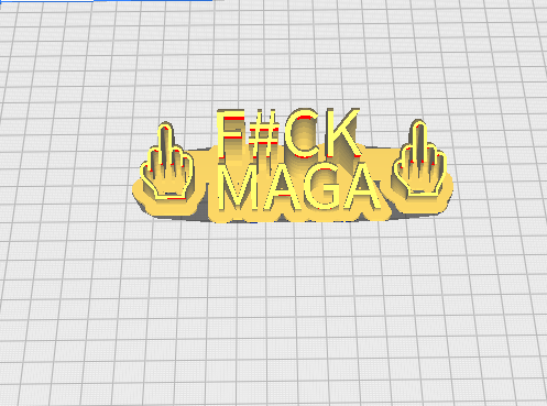 F#ck MAGA 3D model thumbnail