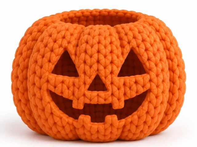 Crochet Halloween Pumpkin