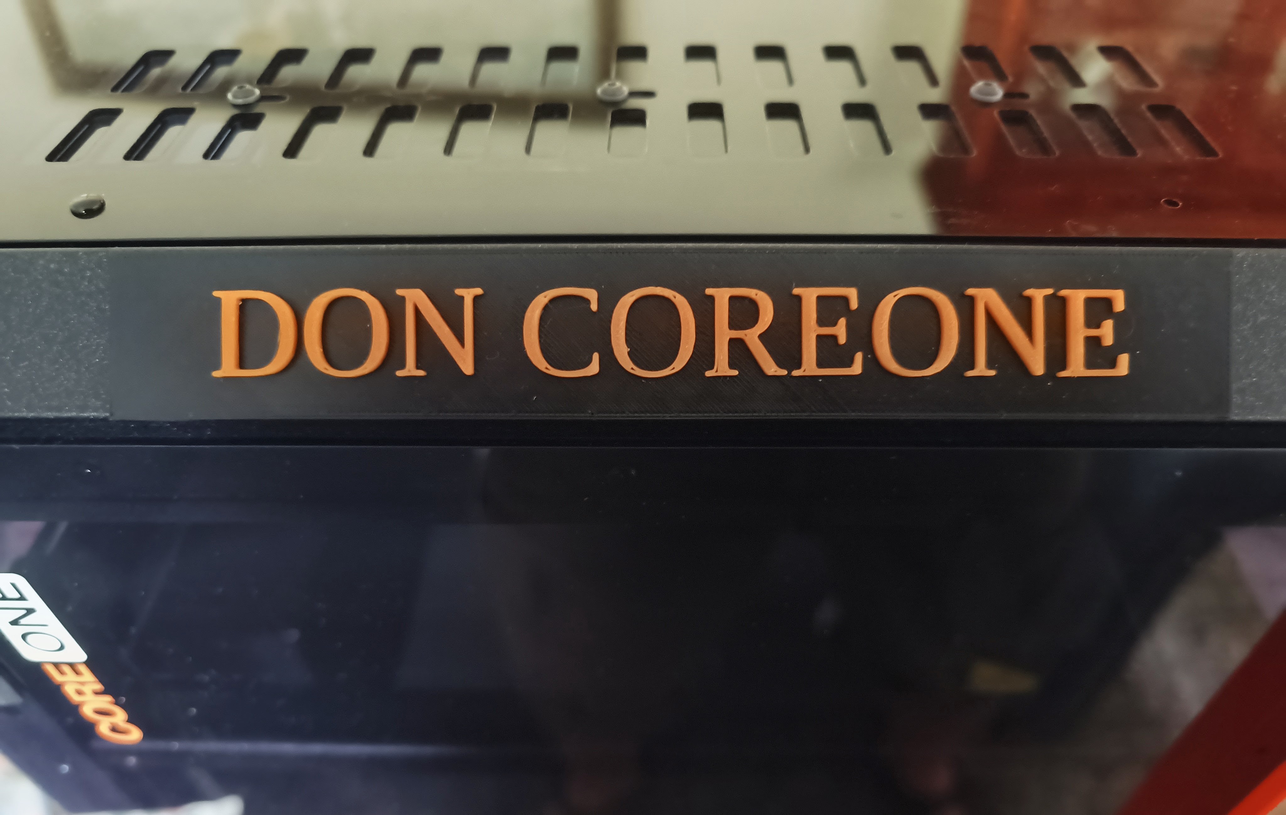 Nametag "Don Coreone"