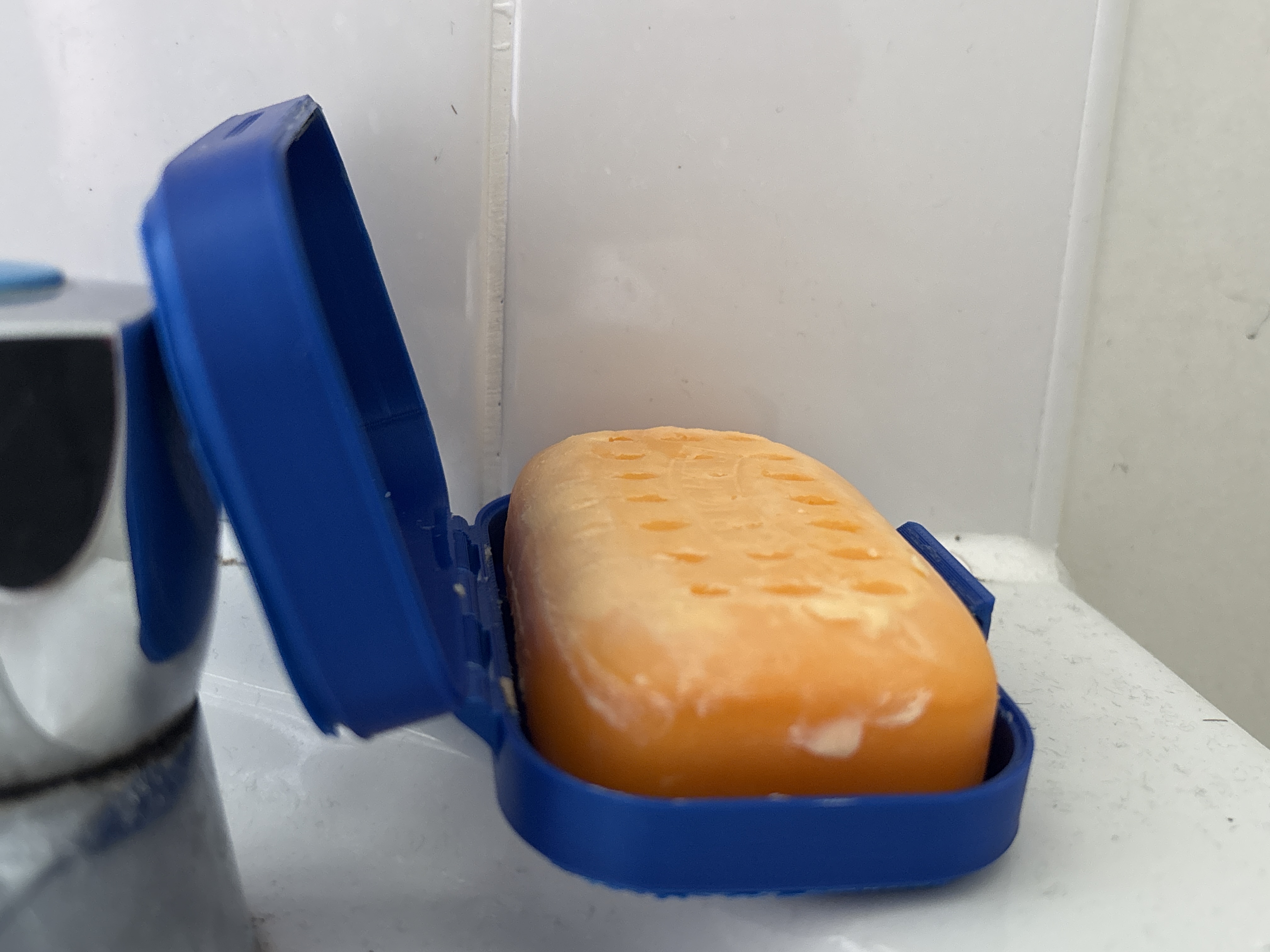 Travel soap bar box