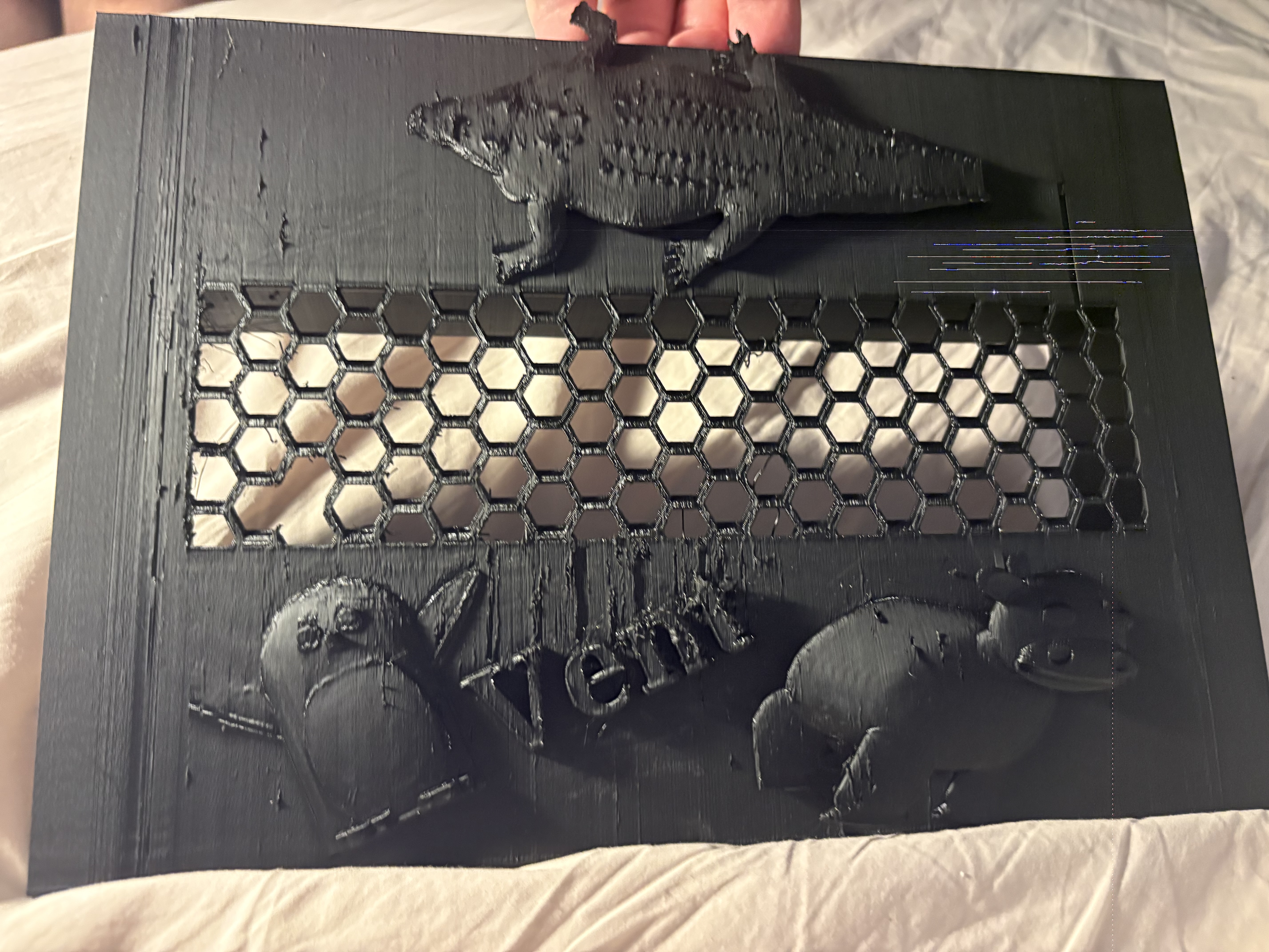 Home Duck vent, vent hole size is 260mmx80mm , 3in