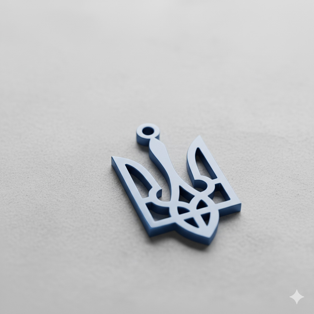 Ukrainian trident keychain.