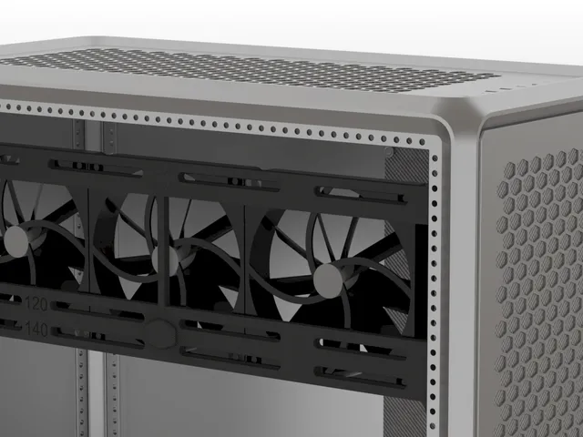 Ultimate Universal Fan Mount Rail for Cooler Master MasterFrame 600