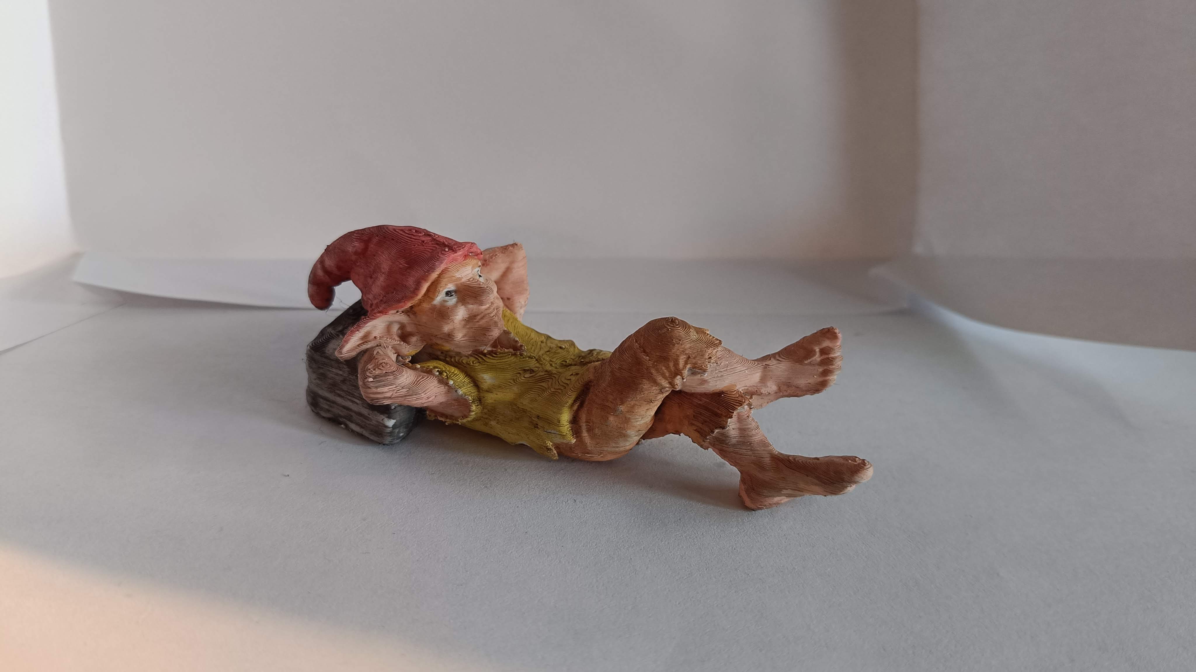 Goblin watching the clouds in the sky 3D model by Helpman