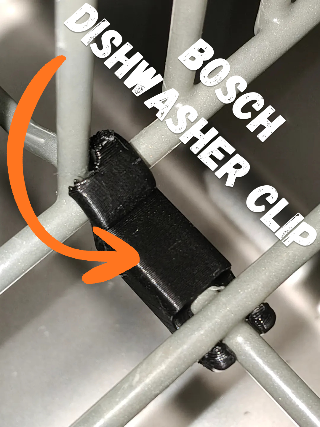 Bosch Dishwasher 00611472 Tine Row Clip replacement REMIX